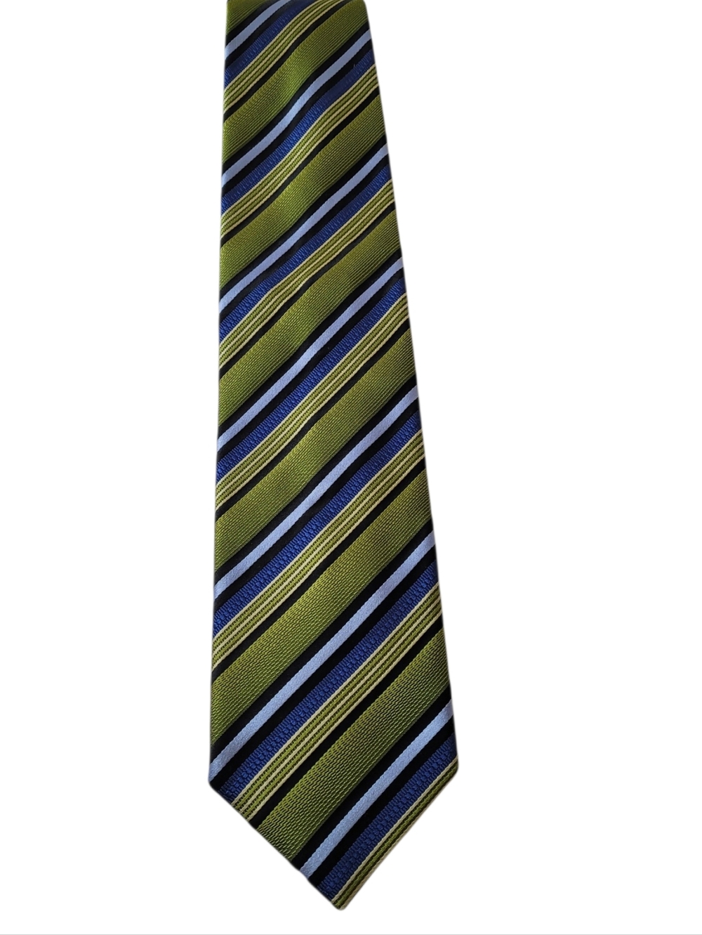 Italian Silk Neck Tie - Classic Diagonal Stripe